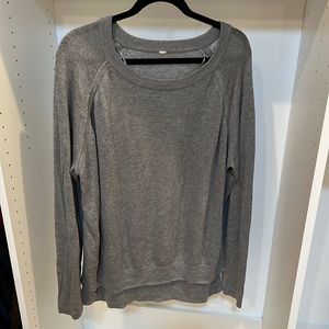 Lululemon gray knit sweater